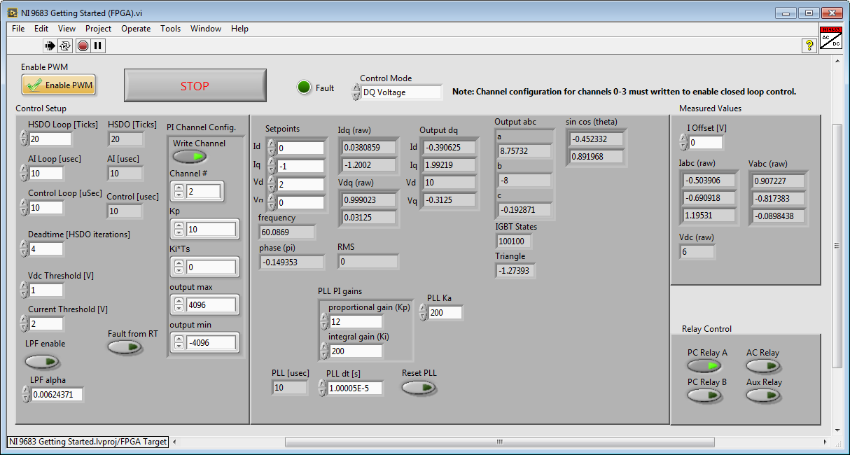 FPGA - Testbench Field Oriented Control - Vd setpoint changed from 1 to 2 at 0.05 s.png